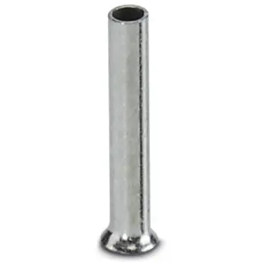 Uninsulated wire end ferrule, 0.5 mm², 8 mm long, silver, 3202481 - 1