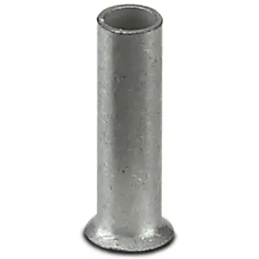 Uninsulated wire end ferrule, 0.75 mm², 6 mm long, DIN 46228-1, silver, 3200221 - 1