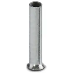 Uninsulated wire end ferrule, 0.75 mm², 8 mm long, silver, 3202504