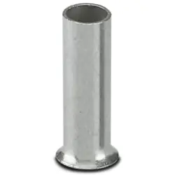 Uninsulated wire end ferrule, 1.5 mm², 7 mm long, DIN 46228-1, silver, 3200263