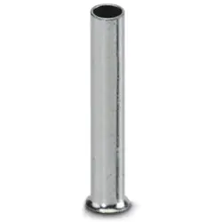 Uninsulated wire end ferrule, 1.5 mm², 12 mm long, DIN 46228-1, silver, 3202588