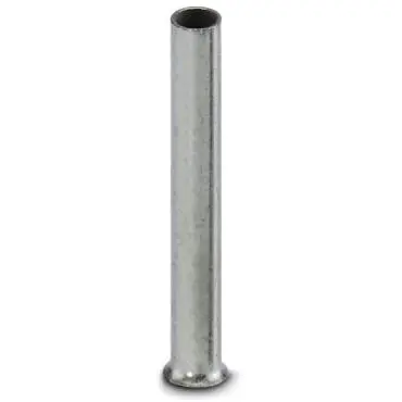 Uninsulated wire end ferrule, 1.5 mm², 15 mm long, silver, 3202591 - 1