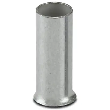 Uninsulated wire end ferrule, 4.0 mm², 9 mm long, DIN 46228-1, silver, 3200302 - 1