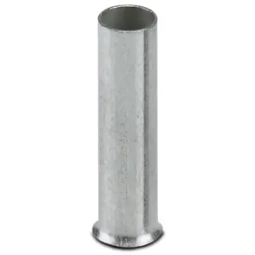 Uninsulated wire end ferrule, 4.0 mm², 12 mm long, DIN 46228-1, silver, 3200315 - 1