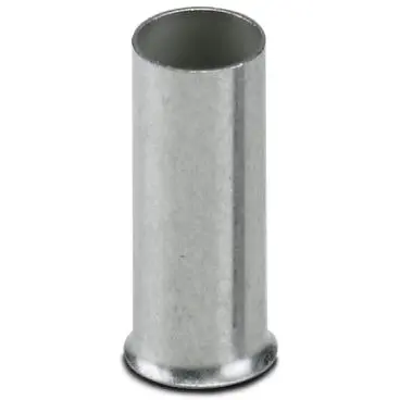 Uninsulated wire end ferrule, 10 mm², 12 mm long, DIN 46228-1, silver, 3200331 - 1