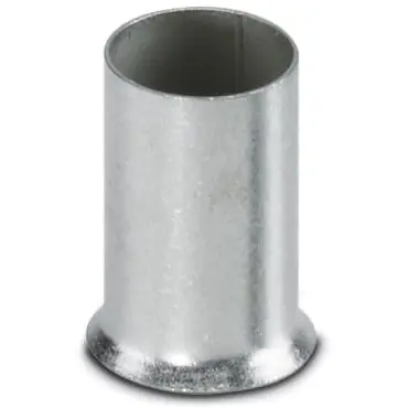 Uninsulated wire end ferrule, 25 mm², 12 mm long, DIN 46228-1, silver, 3200357 - 1