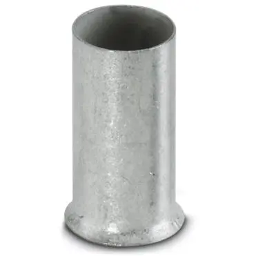Uninsulated wire end ferrule, 25 mm², 15 mm long, DIN 46228-1, silver, 3200360 - 1