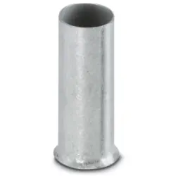 Uninsulated wire end ferrule, 25 mm², 20 mm long, silver, 3200386