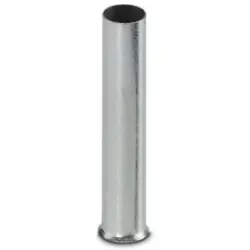Uninsulated wire end ferrule, 25 mm², 40 mm long, silver, 3241238