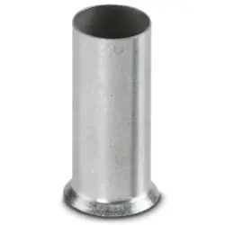 Uninsulated wire end ferrule, 35 mm², 20 mm long, silver, 3200409