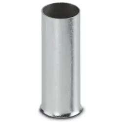 Uninsulated wire end ferrule, 95 mm², 40 mm long, silver, 3241242