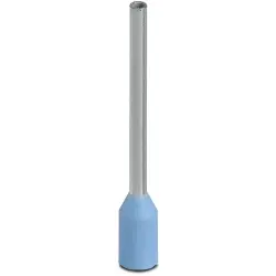 Insulated wire end ferrule, 0.25 mm², 16.5 mm/12 mm long, DIN 46228-4, blue, 3200632