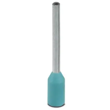 Insulated wire end ferrule, 0.34 mm², 14.5 mm/10 mm long, turquoise, 3241129 - 1