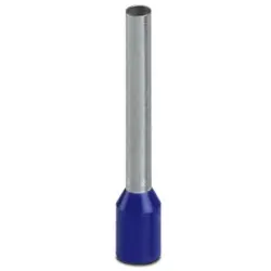 Insulated wire end ferrule, 2.5 mm², 24 mm/18 mm long, DIN 46228-4, blue, 3200580