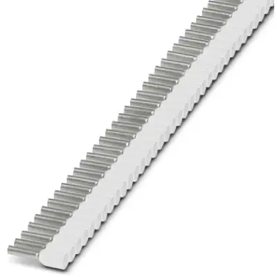 Insulated wire end ferrule, 0.5 mm², 14 mm/8 mm long, DIN 46228-4, white, 1200104 - 1
