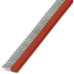 Insulated wire end ferrule, 1.0 mm², 14 mm/8 mm long, DIN 46228-4, red, 1200106
