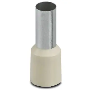 Insulated wire end ferrule, 16 mm², 24 mm/12 mm long, NF C 63-023, ivory, 3201181 - 1