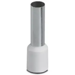 Insulated wire end ferrule, 16 mm², 28 mm/18 mm long, white, 3200153