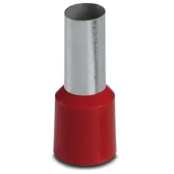 Insulated wire end ferrule, 35 mm², 30 mm/16 mm long, DIN 46228-4, red, 3200441