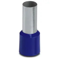 Insulated wire end ferrule, 50 mm², 36 mm/20 mm long, DIN 46228-4, blue, 3200454