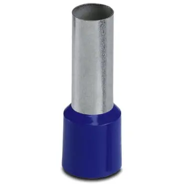 Insulated wire end ferrule, 50 mm², 40 mm/25 mm long, DIN 46228-4, blue, 3200726 - 1
