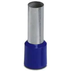 Insulated wire end ferrule, 50 mm², 40 mm/25 mm long, DIN 46228-4, blue, 3200726