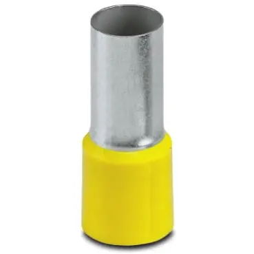 Insulated wire end ferrule, 70 mm², 37 mm/20 mm long, yellow, 3201848 - 1