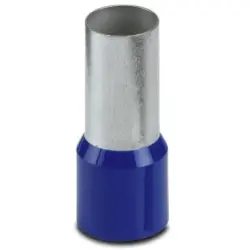 Insulated wire end ferrule, 120 mm², 48 mm/27 mm long, blue, 3201822