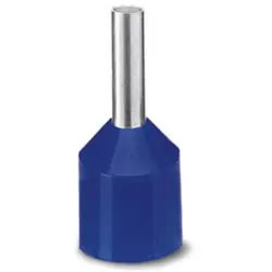 Insulated wire end ferrule, 2.5 mm², 17.5 mm/8 mm long, DIN 46228-4, blue, 3201929