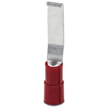 Insulated pin cable lug, 0.5-1.5 mm², AWG 20 to 16, 4.6 mm, red, 3240568 - 1