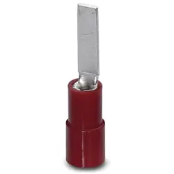 Insulated pin cable lug, 0.5-1.5 mm², AWG 20 to 16, 2.8 mm, red, 3240531