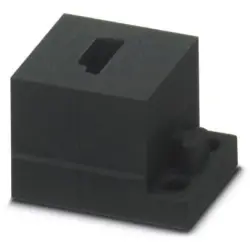 Cable grommet, (L x W x H) 29.5 x 19.5 x 17 mm, NBR, black, 1410042