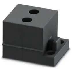 Cable grommet, (L x W x H) 29.5 x 19.5 x 17 mm, NBR, black, 1410408