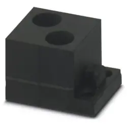 Cable grommet, (L x W x H) 29.5 x 19.5 x 17 mm, NBR, black, 1410411