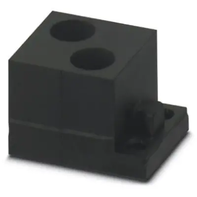 Cable grommet, (L x W x H) 29.5 x 19.5 x 17 mm, NBR, black, 1410411 - 1