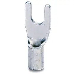 Uninsulated forked cable lug, 0.5-1.5 mm², AWG 20 to 16, M3, silver, 3240137