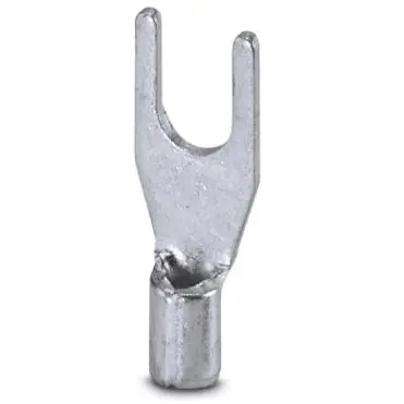 Uninsulated forked cable lug, 0.5-1.5 mm², AWG 20 to 16, M3.5, silver, 3240138 - 1