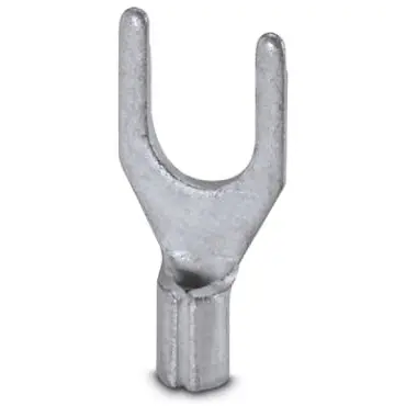 Uninsulated forked cable lug, 0.5-1.5 mm², AWG 20 to 16, M5, silver, 3240140 - 1