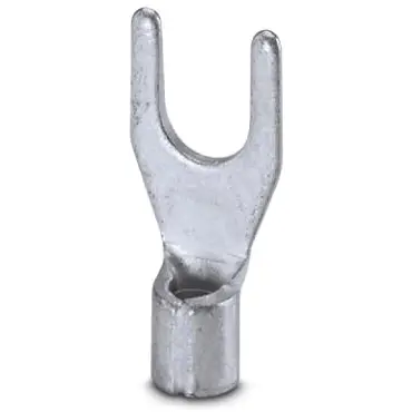 Uninsulated forked cable lug, 1.5-2.5 mm², AWG 16 to 14, M4, silver, 3240144 - 1