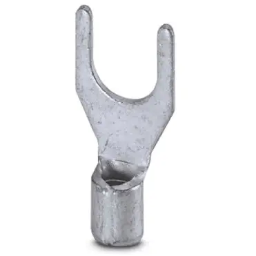 Uninsulated forked cable lug, 1.5-2.5 mm², AWG 16 to 14, M5, silver, 3240145 - 1