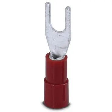 Insulated forked cable lug, 0.5-1.5 mm², AWG 20 to 16, M3.5, red, 3240033 - 1
