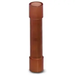 Butt connectorwith insulation, 0.5-1.5 mm², AWG 20 to 16, red, 25 mm, 3240061