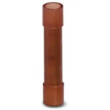 Butt connectorwith insulation, 0.5-1.5 mm², AWG 20 to 16, red, 25 mm, 3240061 - 1