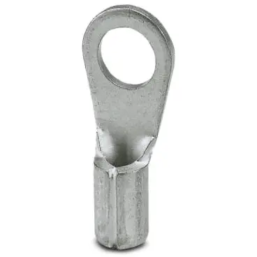 Uninsulated ring cable lug, 0.5-1.0 mm², AWG 20 to 18, 3.2 mm, M3, metal, 3240070 - 1