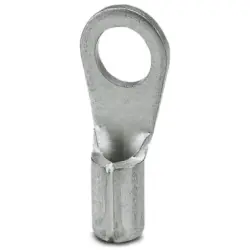 Uninsulated ring cable lug, 0.5-1.0 mm², AWG 20 to 18, 3.2 mm, M3, metal, 3240070