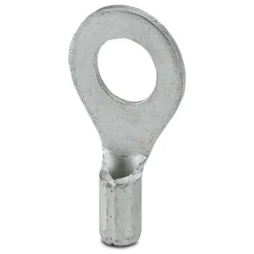 Uninsulated ring cable lug, 0.5-1.0 mm², AWG 20 to 18, 5.3 mm, M5, metal, 3240073 - 1