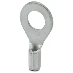 Uninsulated ring cable lug, 0.5-1.0 mm², AWG 20 to 18, 5.3 mm, M5, metal, 3240073