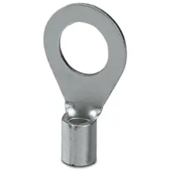 Uninsulated ring cable lug, 10 mm², AWG 8, 10.5 mm, M10, metal, 3240092