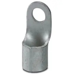Uninsulated ring cable lug, 125 mm², 13 mm, M12, metal, 3240126