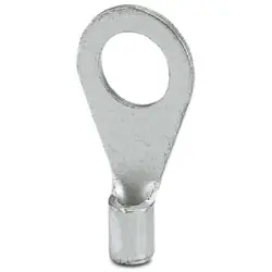 Uninsulated ring cable lug, 1.5-2.5 mm², AWG 18 to 14, 6.5 mm, M6, metal, 3240080